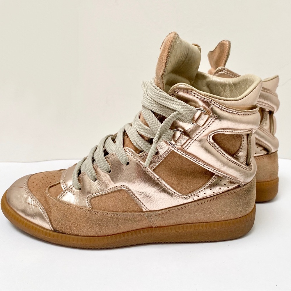 Mason Martin Margiela Sneakers Suede and Rose Gold
